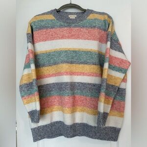 Main Strip Color Block Sweater, size medium
